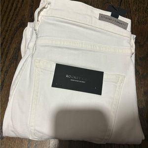 Citizens of Humanity white denim jeans